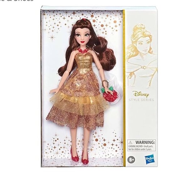 Disney Princess Style Series Belle Doll | New in Box | Holiday Gold Gown - Picture 1 of 2